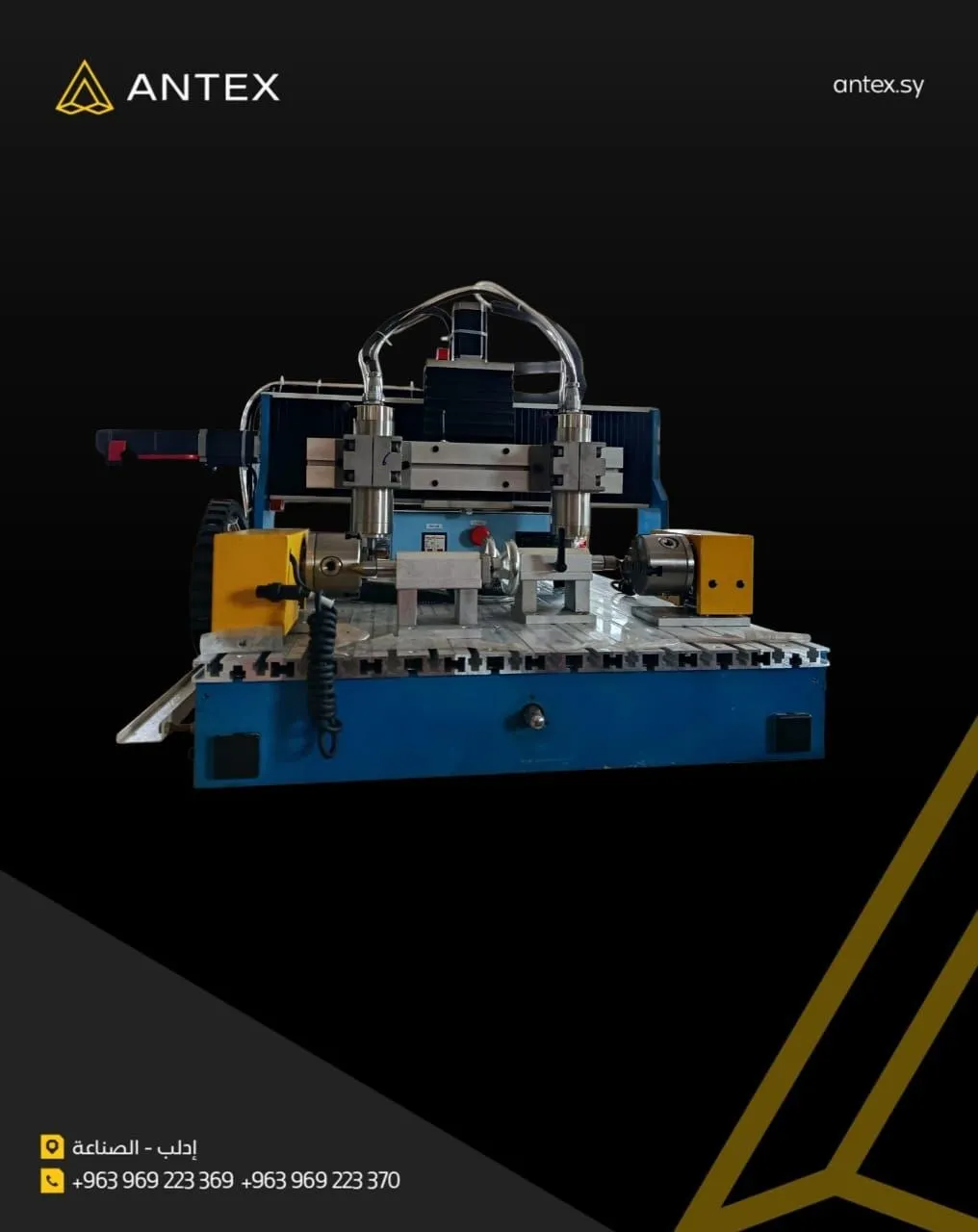 CNC Router 9060 2 heads & 4Axis